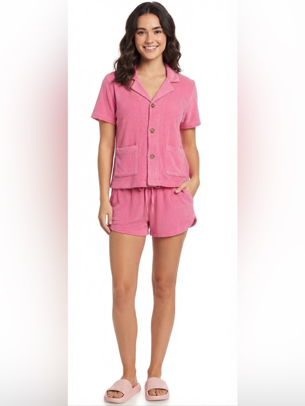 Nicole Miller Studio 2 Piece Cover Up Shirt & Shorts